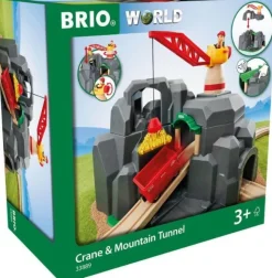 Brio Kran og bjergtunnel