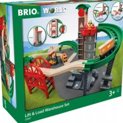 Brio Togbane, løft og læs med lagerbygni