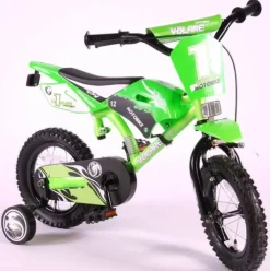 Børnecykel Motorbike Grøn 12 tommer