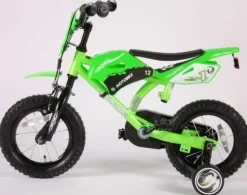 Børnecykel Motorbike Grøn 12 tommer