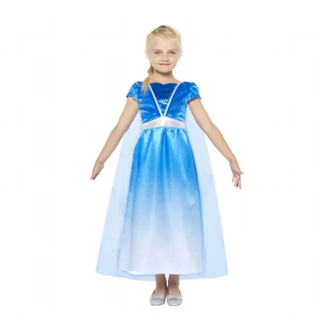 Børnekostume Isprinsesse 98-104 cm