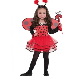 Børnekostume Mariehønne 98-104 cm