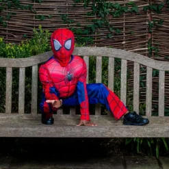 Børnekostume Spiderman Deluxe 104 cm