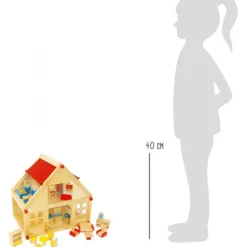 Bygselv dukkehus inkl. møbler