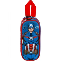 Captain America 3D Dobbelt Penalhus