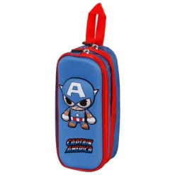 Captain America 3D Dobbelt Penalhus