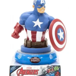 Captain America 3D Figur Natlampe