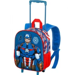 Captain America Lille 3D Rygsæk med Hjul