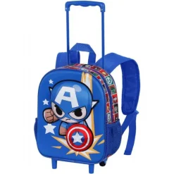 Captain America Lille 3D Rygsæk med Hjul