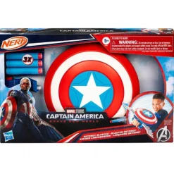 Captain America Nerf Skyshot Blaster