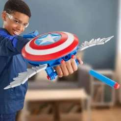 Captain America Nerf Skyshot Blaster