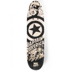 Captain America Skateboard i Træ