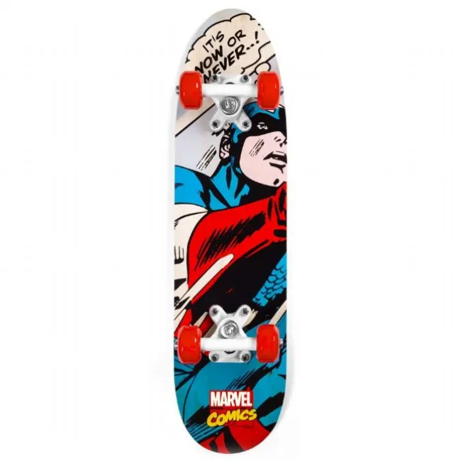 Captain America Skateboard i Træ