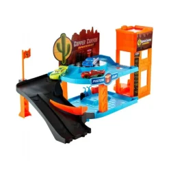 Cars Glow Racers Glowing Garage Playset