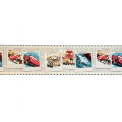 Cars grå tapetborter 17,5 cm