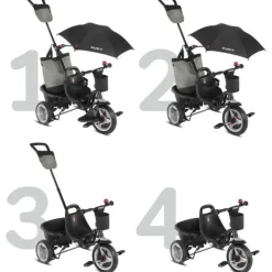 Ceety  Comfort Trehjulet cykel grå