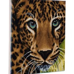 Crystal Art Leopard 30x30 cm