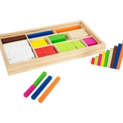 Cuisenaire regnestave i Træ