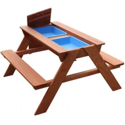 Dave vand/sand bord brun