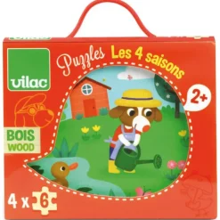 De 4 årstider Puslespil 4x6