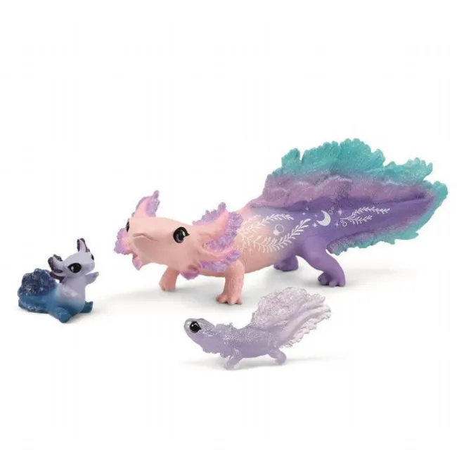 De tre axolotler
