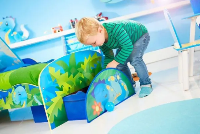 Dinosaur Juniorseng med madras