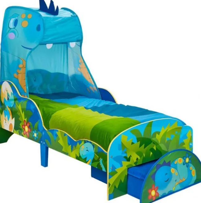 Dinosaur Juniorseng med madras