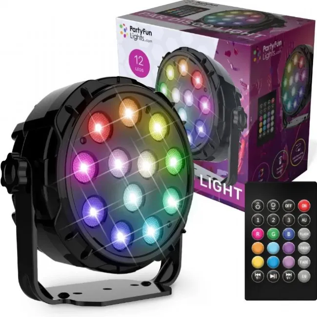 Disko Projektør Lampe med fjernbetjening