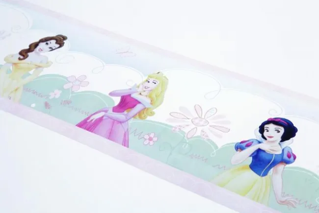 Disney princess Blomster tapetborter 15,