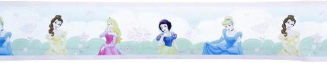 Disney princess Blomster tapetborter 15,