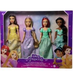 Disney Princess Fashion Dukker 4-pack