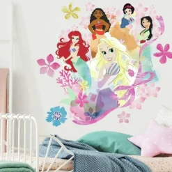 Disney Prinsesse Kæmpe Wallsticker 76x69