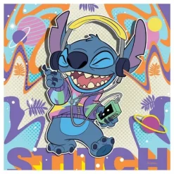 Disney Stitch Puslespil 3x49 Brikker