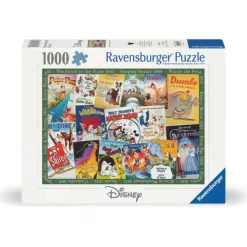 Disney Vintage Filmpostere 1000 Brikker