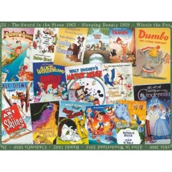 Disney Vintage Filmpostere 1000 Brikker