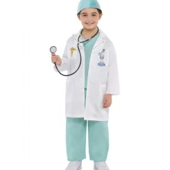 Doktor børnekostume 104 cm