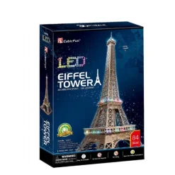 3D Puzzle Eiffeltårnet med LED