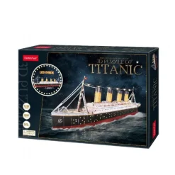 3D Puzzle Titanic med LED