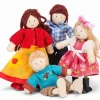 Dukkehusfamilie  4 dukker