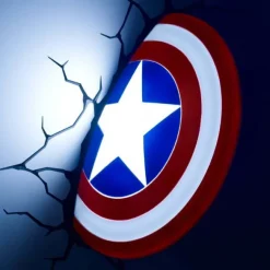 3D væglampe - Avengers Captain America