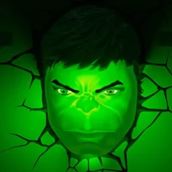 3D væglampe - Avengers Hulk hoved