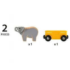 Elefant og vogn