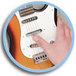 Elektonisk Rock Guitar m skulderrem