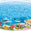 Fast kant børne pool 2.040L 244x46 cm