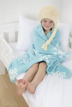 Frozen fleece tæppe