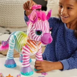 Fur Real Zenya My Rainbow Zebra