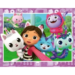 Gabbys Dollhouse Puslespil 4i1