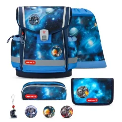 Galaxy Skoletaske med 5 Dele