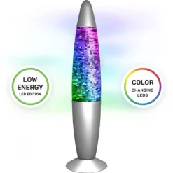 Glitter Lampe Multifarvet 34cm