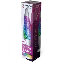 Glitter Lampe Multifarvet 34cm